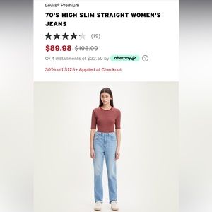 Levi’s 70s High Slim Straight Jeans
